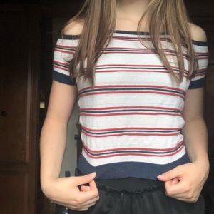 American Eagle Cropped Shirt